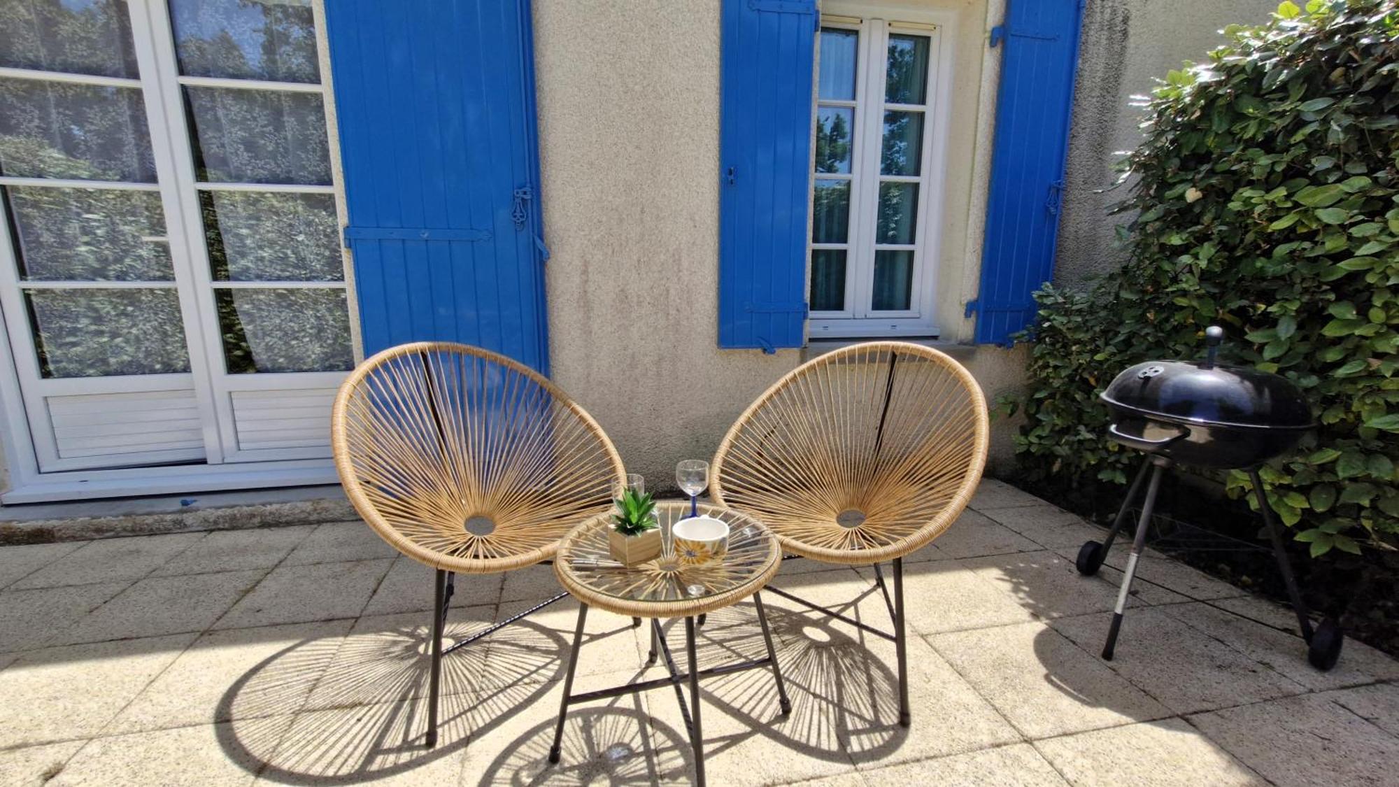 Meschers Sur Gironde - Maisonnette De Vacances - Terrasse - Proche Plage Exteriör bild